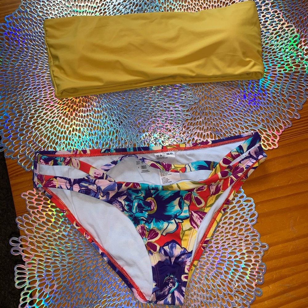 Floral Bikini out from under